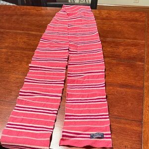 Burberry Pink Striped Scarf